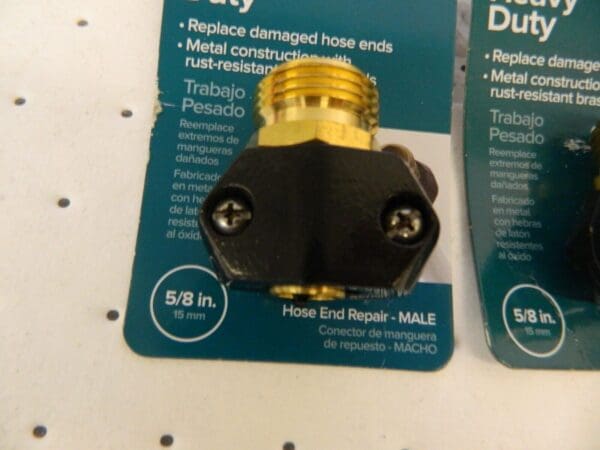 Gilmour Heavy Duty qty2 5/8" Hose End Repair, Male 03-047649