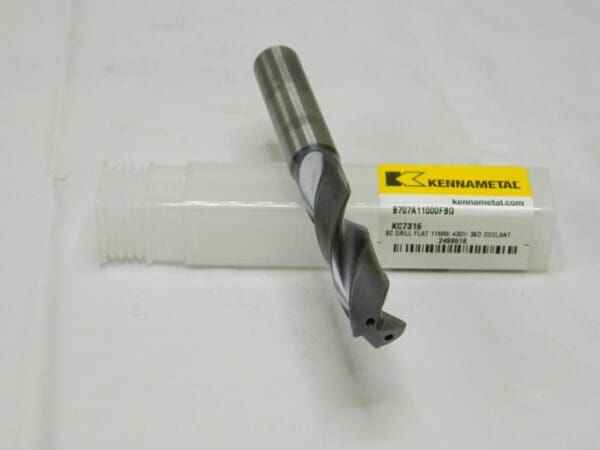 KENNAMETAL SC Screw Machine Length Drill Bit 11 mm Dia, 180 ° 2499516