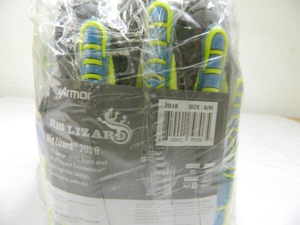 Rig Lizard Cut & Puncture-Resistant Gloves: Size M Qty 12 Pairs 2098-M (8)