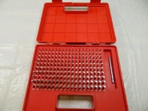 Class ZZ Plug Gage Set: 0.061 to 0.25″ Range, 190 Pc incomplete 616-81116