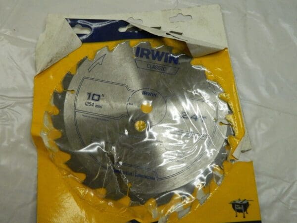 IRWIN BLADES Wet & Dry Cut Saw Blade: 10″ Dia 60 Teeth 15370