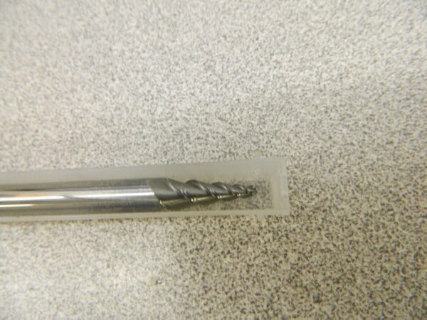 EMUGE Tapered End Mill: 8 ° per Side, 3 FL, Solid Carbide, Ball End 3440.08010A