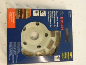 BOSCH 4.5 In. Double Row Segmented Diamond Cup Wheel for Concrete DC4518