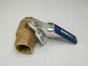 NIBCO Standard Manual Ball Valve: 1-1/2″ Pipe, Full Port FNPT x FNPT NL951LC