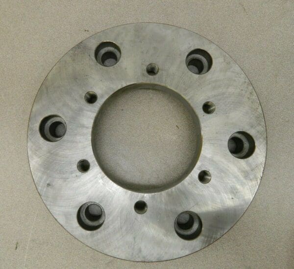 BISON Lathe Chuck Adapter Back Plate: 16″ Chuck, for Self-Centering Chucks