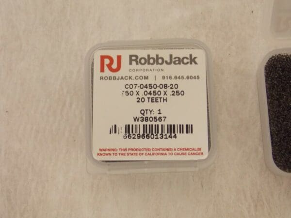 Robb Jack CARB SLITTING SAW 3/4X.045X1/4 20T QTY 5 C07-0450-08-20