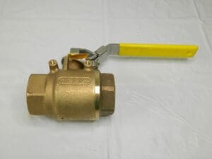 Apollo Manual Ball Valve: 1-1/2″ Pipe, Full Port, Bronze FNPT 7710746SV