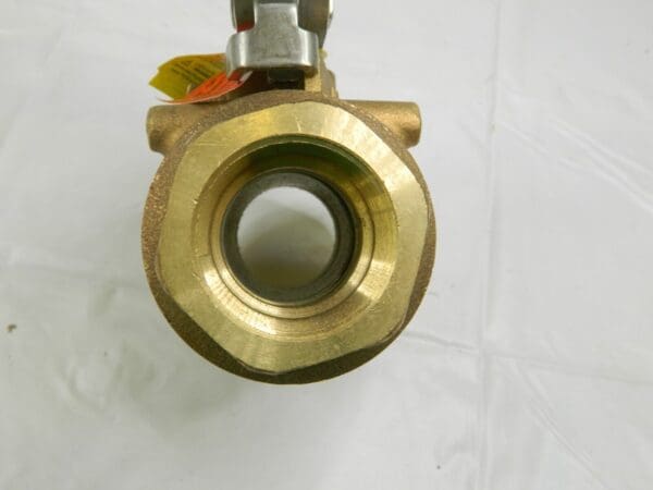 Apollo Manual Ball Valve: 1-1/2″ Pipe, Full Port, Bronze FNPT 7710746SV