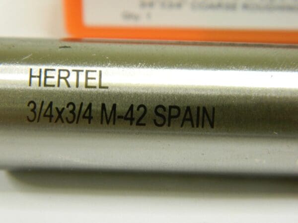 HERTEL Square End Mill: 3/4″ Dia, 4 FL, 1-5/8″ LOC, Cobalt, 30 ° Helix 06821698