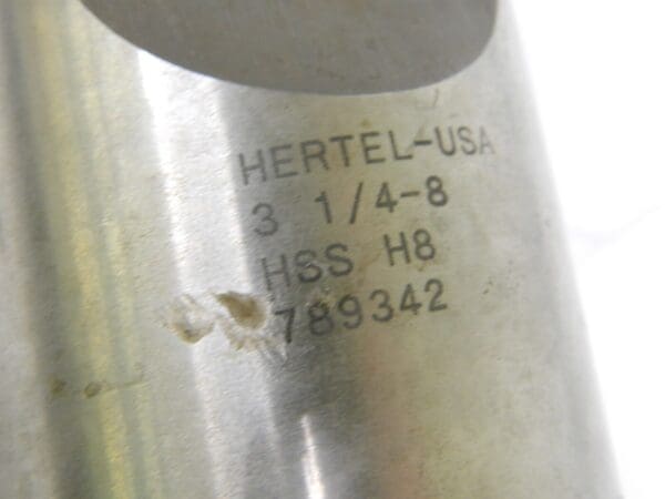 HERTEL HSS Straight Flute Tap: 3-1/4-8 UNS 8 FL 10″ OAL 59898973