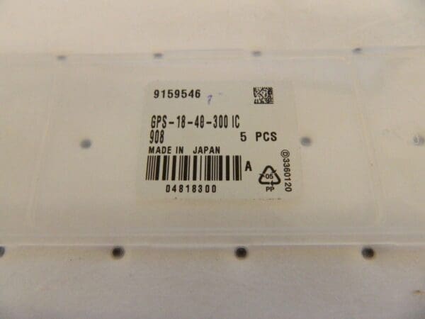 iscar Support Pad for Indexable Tools qty 5 GPS-18-40-300 IC908 4818300