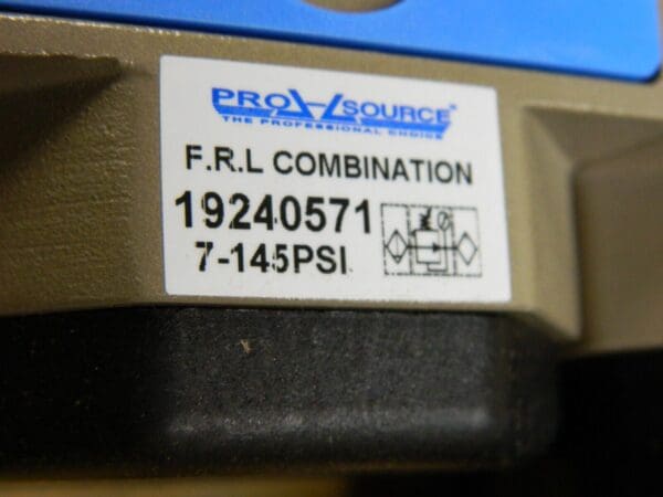 PRO-SOURCE FRL Combination Unit: 1 NPT, Heavy-Duty with PressureGaugeUFRL-08NDAL