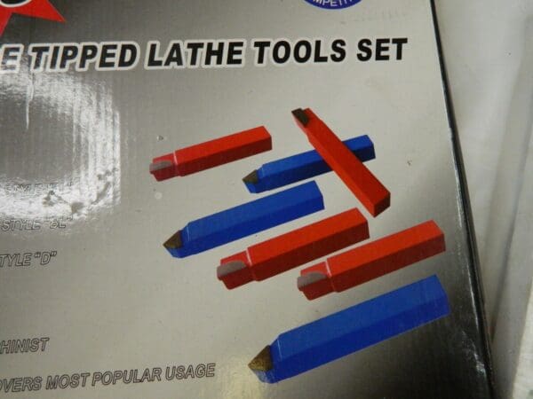 38 Pieces, 1/2 Inch Wide Bit, Grade C5, Carbide Tool Bit Set CTBS-12 Incomplete