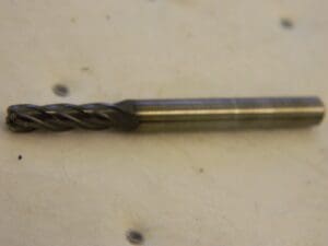 OSG Corner Radius End Mill: 0.1563″ Dia 4fl Carbide 36700911