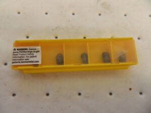 KENNAMETAL Grooving Insert: ER-U4GUP KCU10, Solid Carbide qty 5 6012974