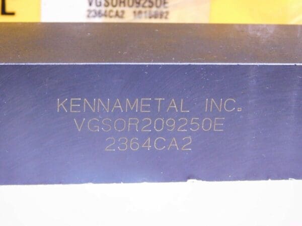 Kennametal Indexible CutOff Grooving Tool Holder 1-1/4” Shank Dia 7” OAL 1015892