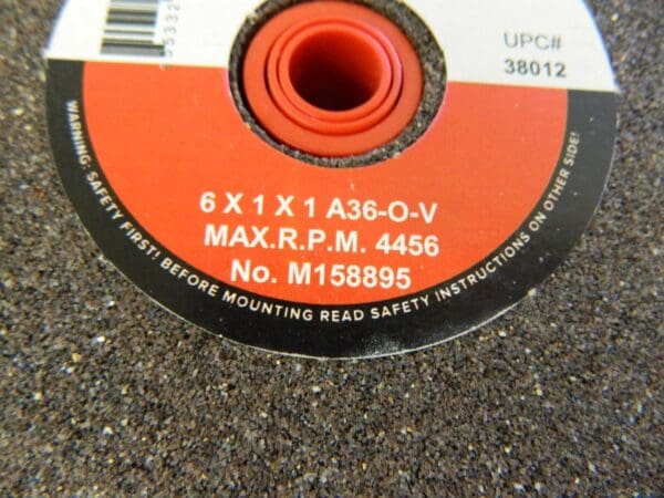 CGW ABRASIVES Bench & Pedestal Grinding Wheel: 6″ Dia 38014