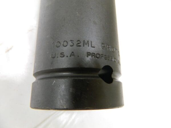 PROTO 32mm Impact Socket: 1″ Drive 6-Point, 4″ OAL J10032ML