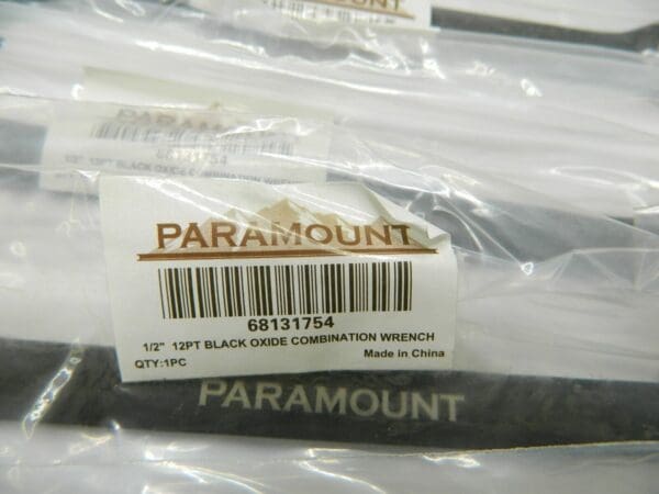 PARAMOUNT Combination Wrench: 7-5/64'' OAL Qty 9 68131754