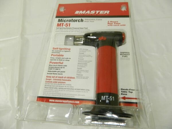 MASTER APPLIANCE Tabletop Butane Torch MT-51