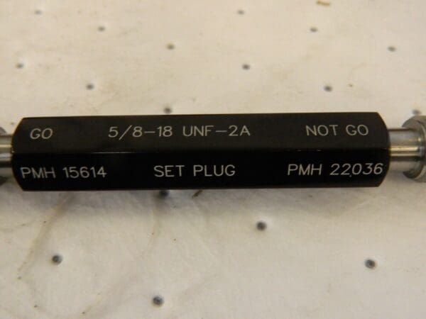 SPI Truncated Taperlock Gage: 5/8-18 UNF, Go & No Go 23-190-2