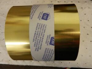 Shim Stock: 0.006'' Thick, 60'' Long, 6″ Wide, 260 Alloy Brass M-BBN60-6