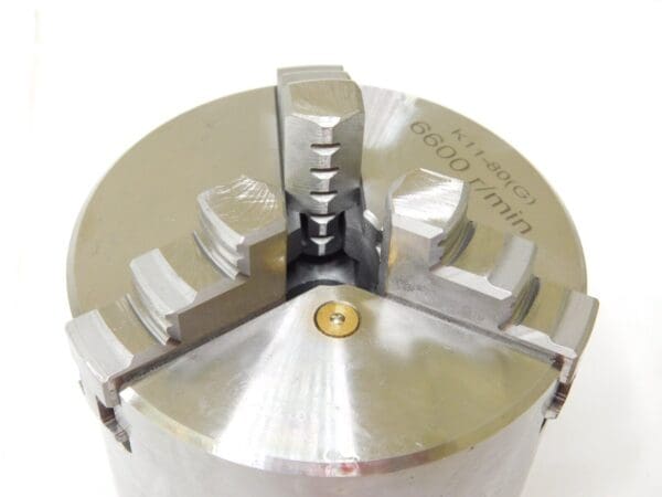 Manual Lathe Chuck Self-Centering Plain Back 3" Diam X 3 Jaws K11-80(G)