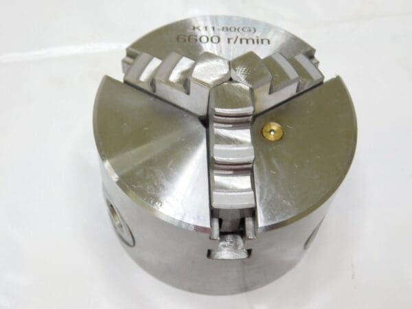 Manual Lathe Chuck Self-Centering Plain Back 3" Diam X 3 Jaws K11-80(G)