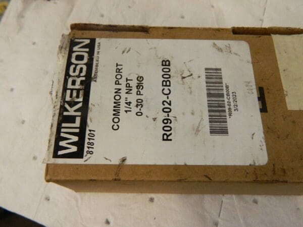 WILKERSON Compressed Air Regulator: 1/4″ NPT, 300 Max psi Common-P1 R09-02-CB00B