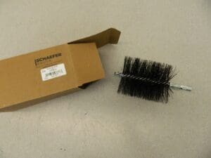 SCHAEFER BRUSH Double Stem/Spiral Tube Brush: 3-3/4″ Dia, 7-1/2″ OAL 43336