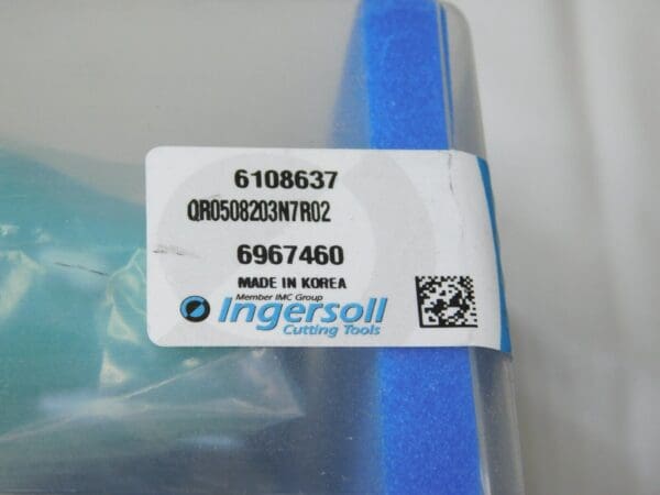 Ingersoll Quad Twist Drill Body 2.000" Diam 4xD QR0508203N7R02 6108637