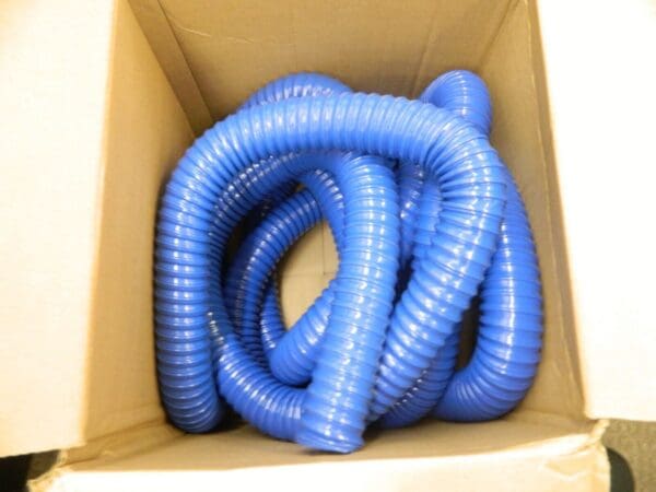 HI-TECH DURAVENT Blower Duct Hose PVCe, 2″ ID, 36 psi 25' Long Blue 202102004025