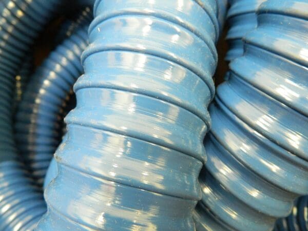 HI-TECH DURAVENT Blower Duct Hose PVCe, 2″ ID, 36 psi 25' Long Blue 202102004025