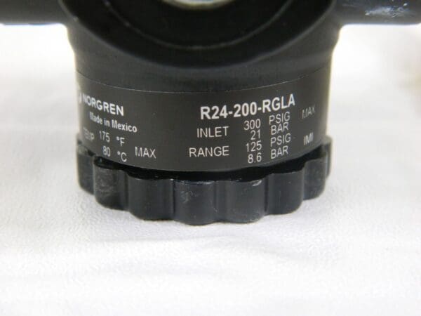 NORGREN Compressed Air Regulator: 1/4″ NPT, Hi- Flow R24-200-RGLA