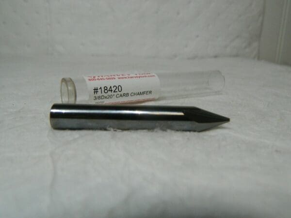 Harvey Tool Carbide Chamfer 3/8D x 20º 3FL Type II 18420