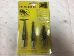 NULINE STEP DRILL SET 3 PC. 1/8" – 3/4" QTY 4 166.2110003365