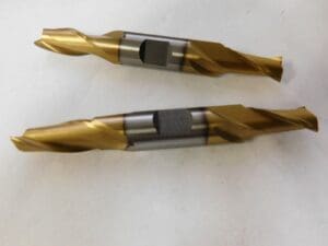 Interstate 2 Fl HSS Square 13/16" LOC End Mill QTY 2