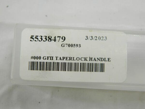 GF GAGE Plug Thread Gage Handle 000 Handle Size, Steel Qty 2 55338479