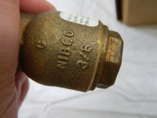 NIBCO Check Valve: 3/8″ Pipe qty 10 NL93185