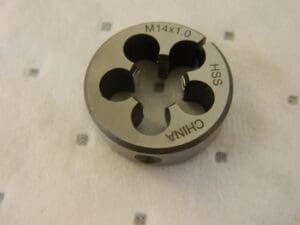 Round Die: 1-1/16-14, High Speed Steel 84045946