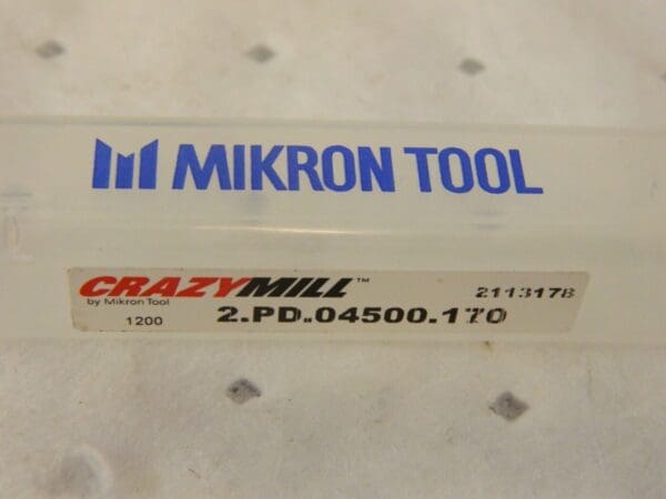 MIKRON CRAZY DRILL 2.pd.04500.170 2113178