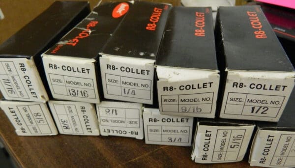 Collet Set: 11 Pc, 1/8 to 3/4″ Capacity 231-0011