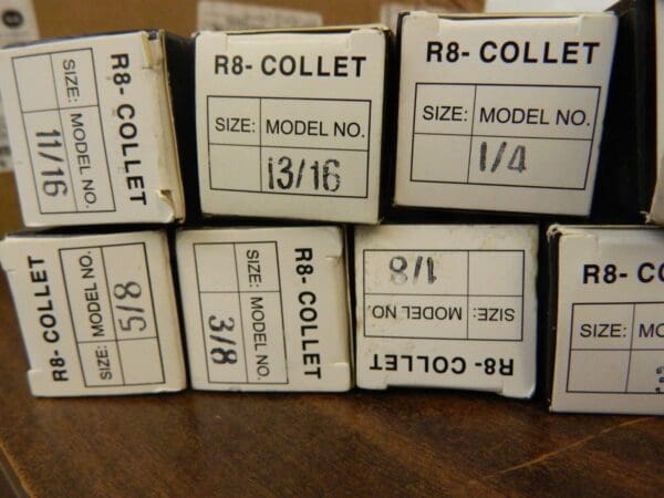 Collet Set: 11 Pc, 1/8 to 3/4″ Capacity 231-0011