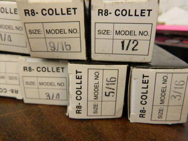 Collet Set: 11 Pc, 1/8 to 3/4″ Capacity 231-0011