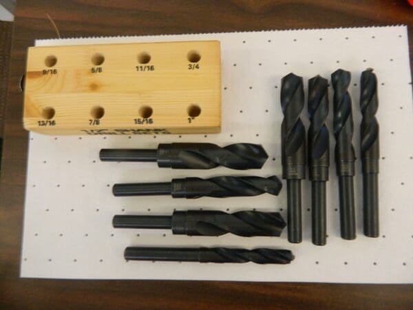 Drill Bit Set Reduced Shank Drill Bits 8 Pc 118 ° HSS 1″ Drill Bit Size 79981866