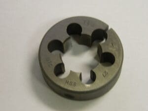 Interstate HSS Round Die 1-3/16 - 27 Thread 2-1/2" OD 09035288