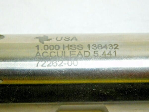 Brubaker Tool End Mill Double End HSS 2FL 1" x 1" x 1-5/8" x 5-7/8" 72262-00-B