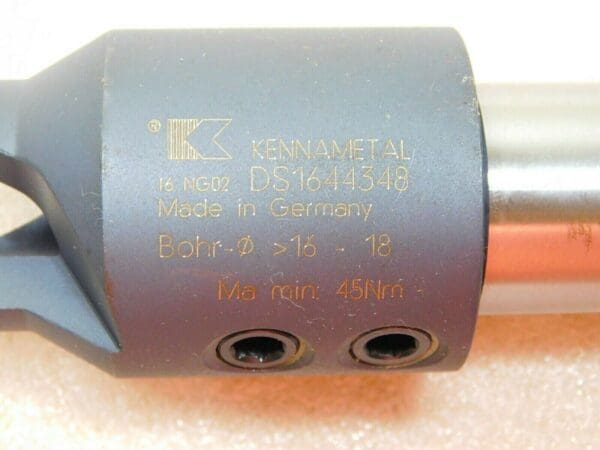 Kennametal Indexable Drill Body DS1644348 3050411