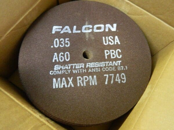 Falcon Type 1Wheel Diameter 7" Hole Size 1/2" Hole Thread Size 1/2" QTY 50 6B12