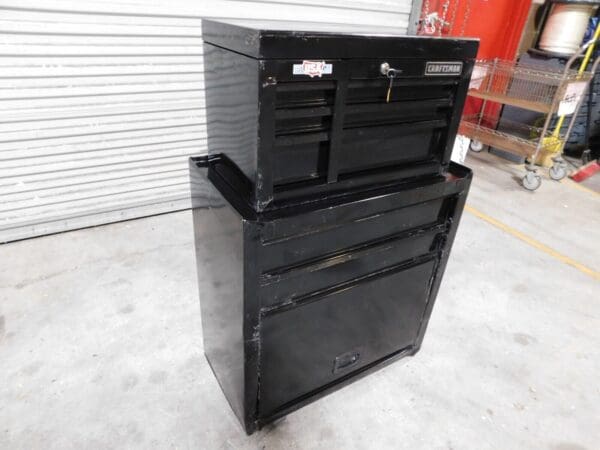 CRAFTSMAN Steel Tool Box: 26-1/2 CMST22653BK